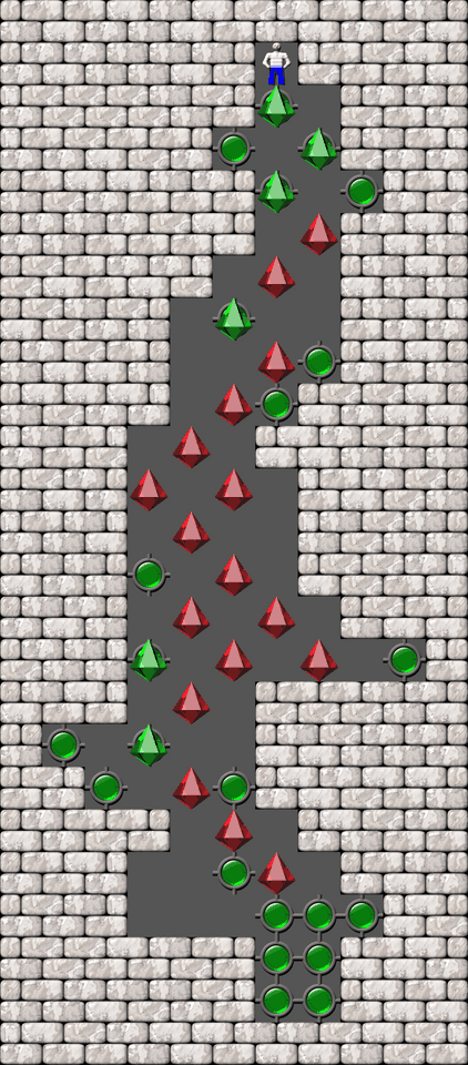 Сокобан More Bugs collections уровень 482